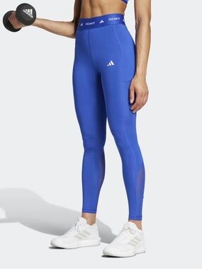 adidas Techfit High-Waist Blue Leggings